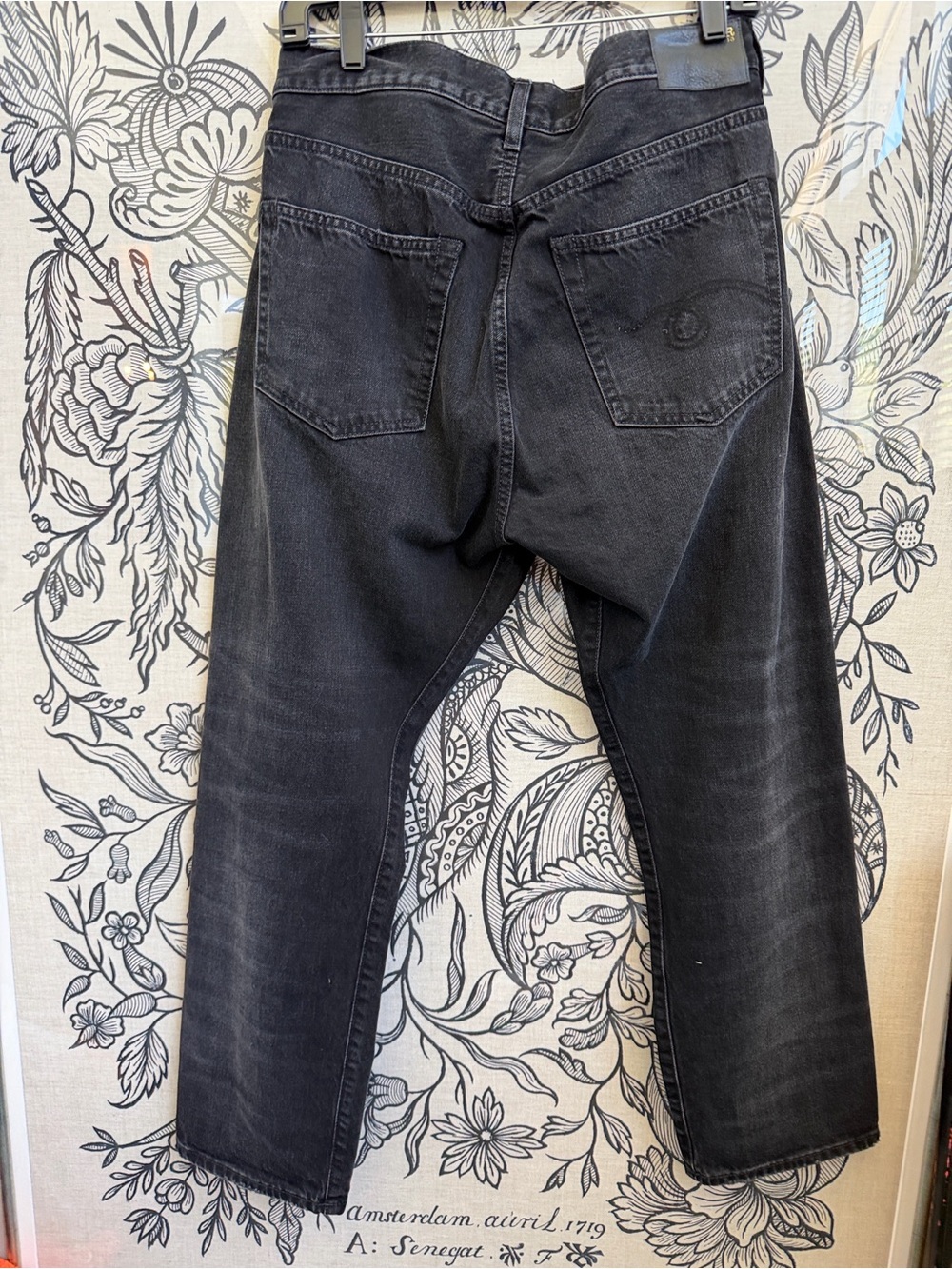 R13 Women’s Black Washed Jeans Crossover - Picture 6 of 8